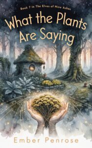 Book Cover: What the Plants Are Saying (The Elves of Nine Ashes (Cozy Fantasy) Book 7)