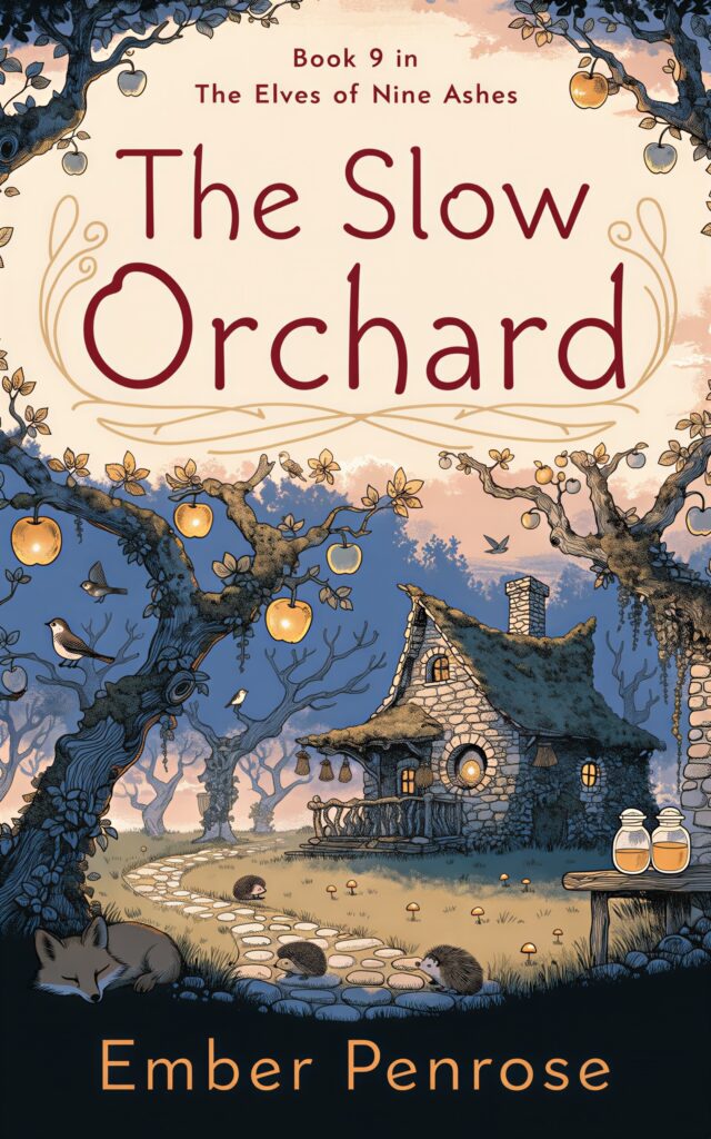 Book Cover: The Slow Orchard (The Elves of Nine Ashes (Cozy Fantasy) Book 9)